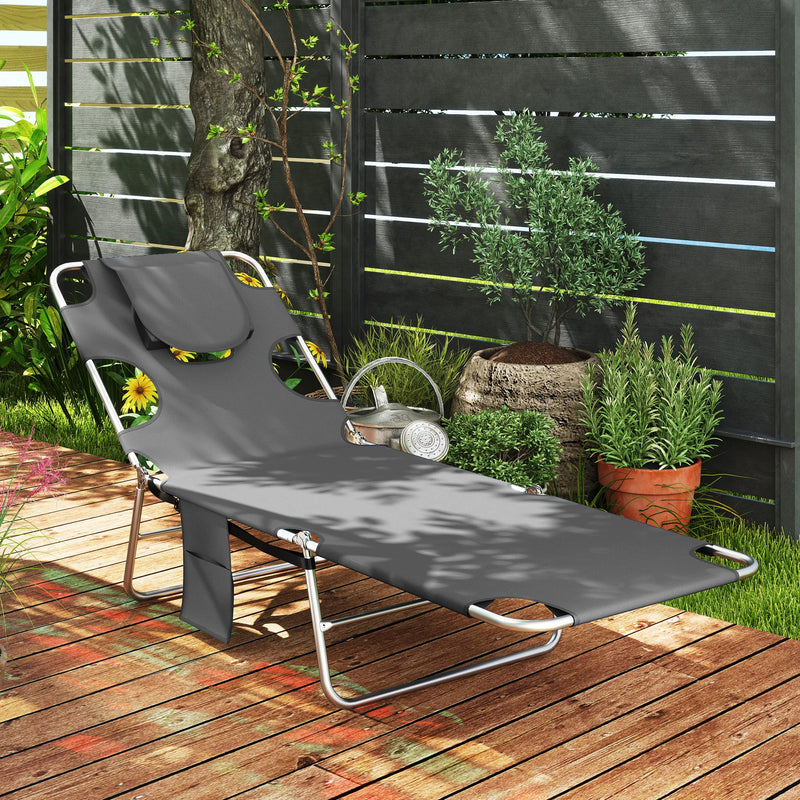 Foldable Sun Lounger/bed Adjustable