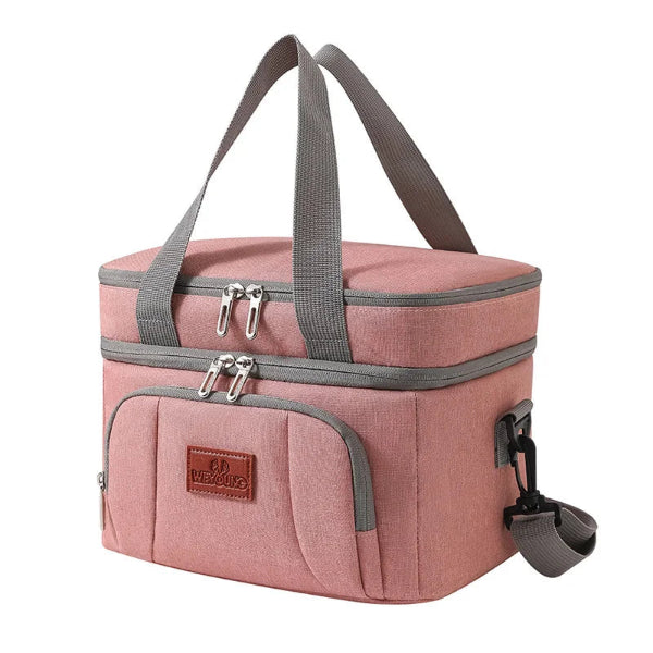 Multifunctional Double Layers Tote Cooler Bag