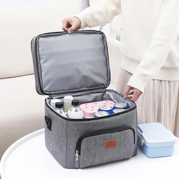 Multifunctional Double Layers Tote Cooler Bag