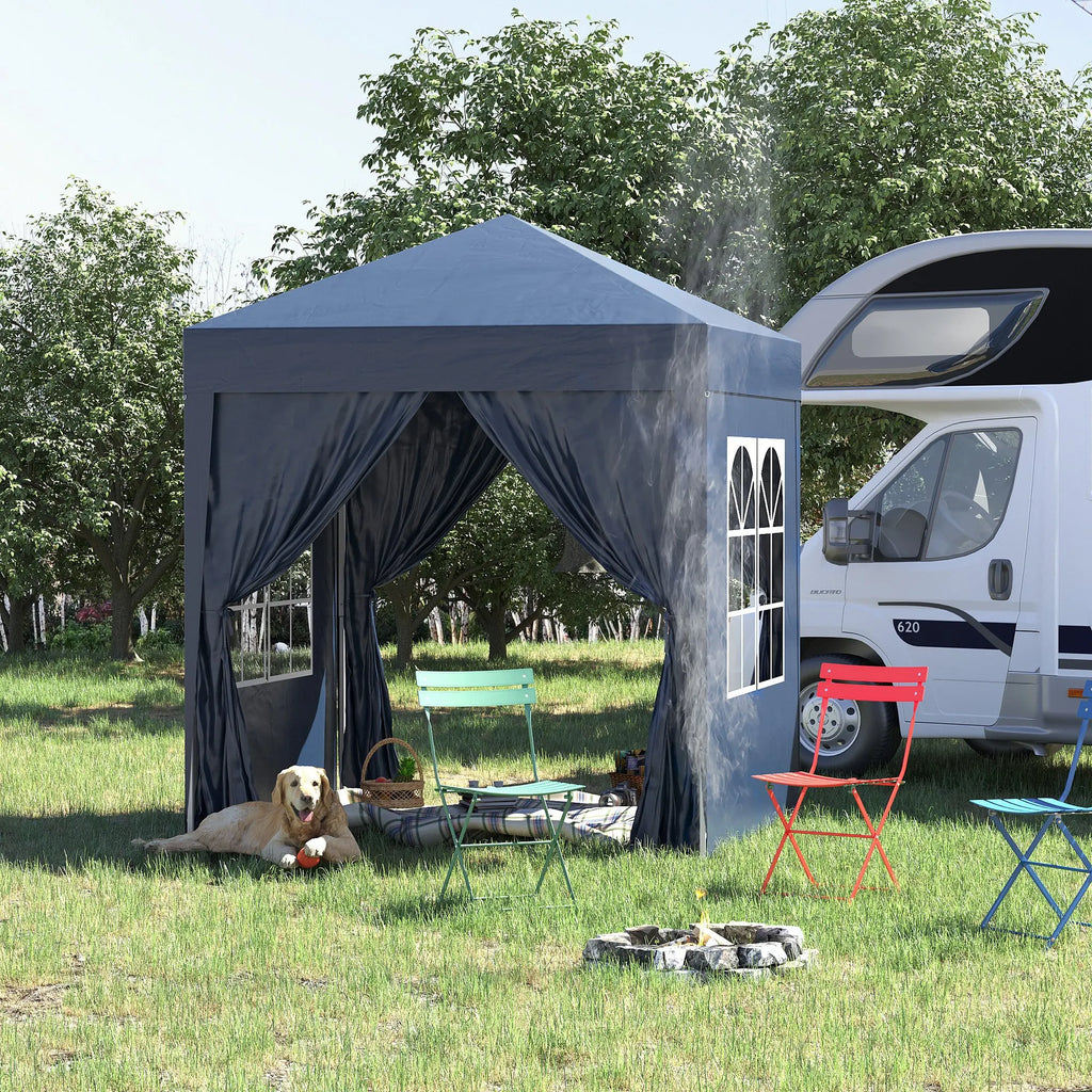 2 x 2 m Garden Pop Up Gazebo,  Water Resistant