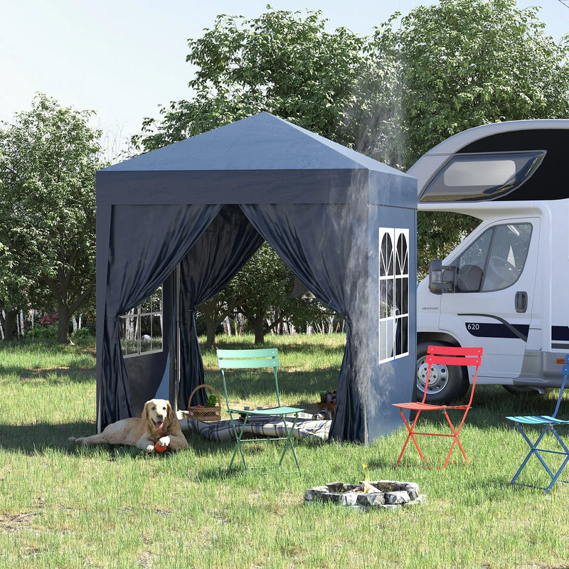 2 x 2 m Garden Pop Up Gazebo,  Water Resistant
