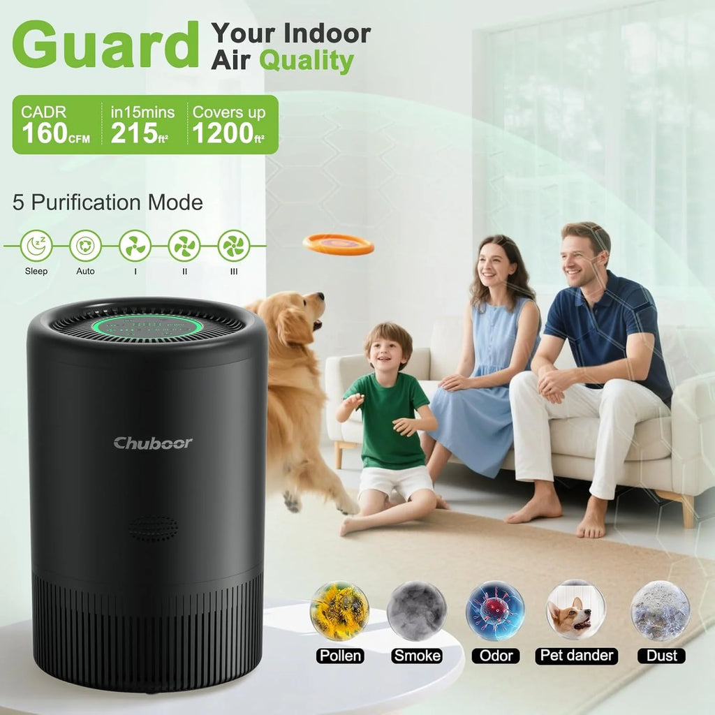 Smart Air Purifier for Bedroom Home