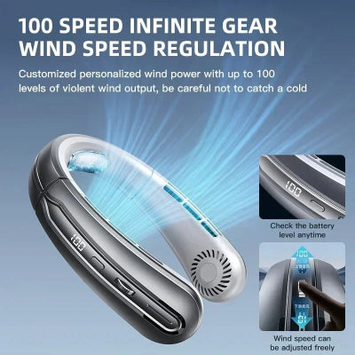 Electric Hanging cool-breeze Neck Fan