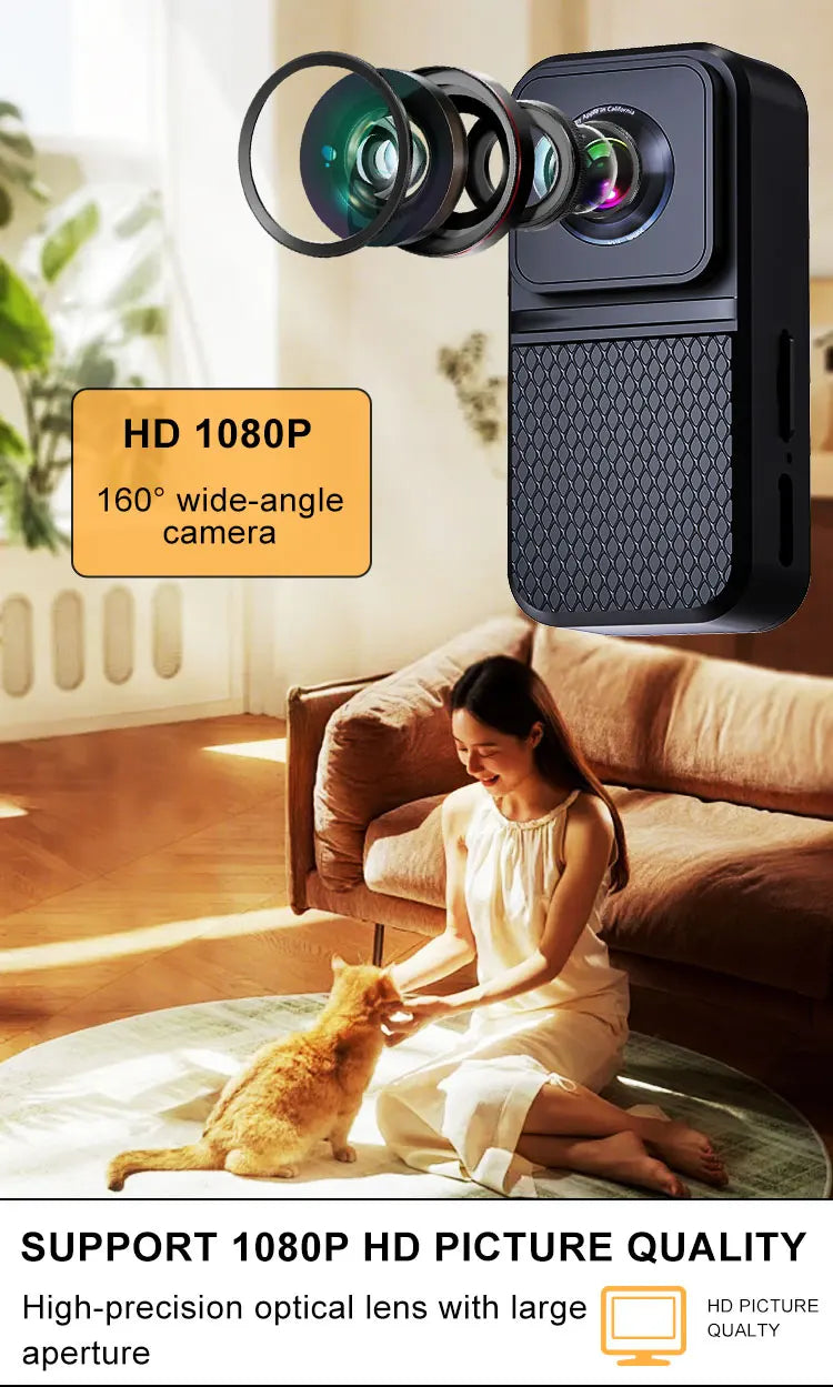 HD 1080P Pet Camera Wireless Collar