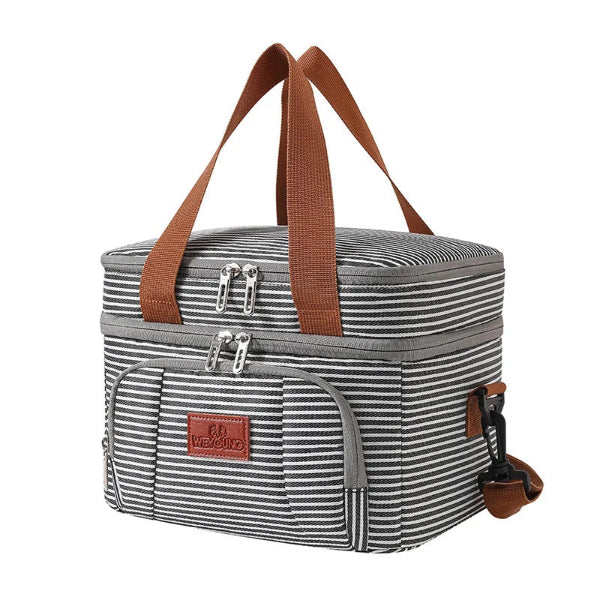 Multifunctional Double Layers Tote Cooler Bag