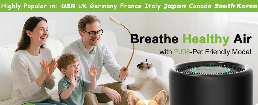 Smart Air Purifier for Bedroom Home
